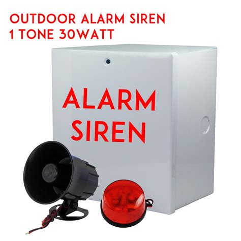 alarm siren metal box|siren box for sale.